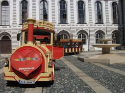 Fahrt mit der Bimmelbahn in Waldsassen