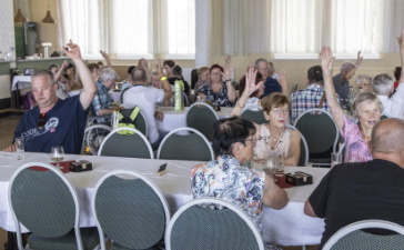 Sommerfest KO Gera im Volkhaus: Abstimmung