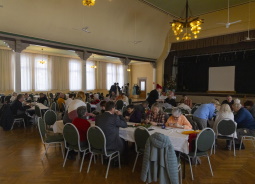 Weihnachtsfeier KO Gera BSVT im Volkshaus - Blick in den Saal