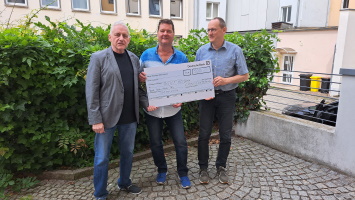 Andreas Schubert MdL, Matthias Schiedek Vorsitzender der KO Gera des BSVT