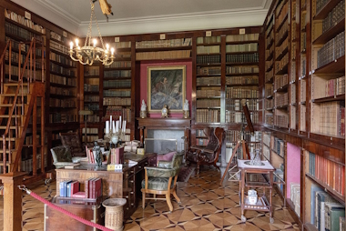 Busreise KO Gera des BSVT nach Marienbad - Schloss Metternich Bibliothek
